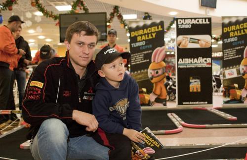 Александр Салюк младший открыл «Duracell Rally Turbo-серия» в Киеве