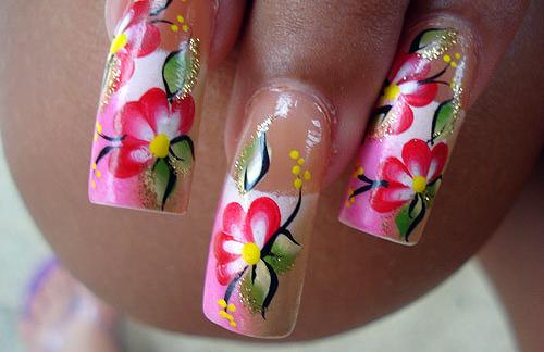 Цвета и формы рисунки на ногтях.