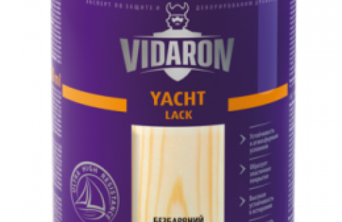 Яхтный лак Vidaron: характеристики и сфера применения